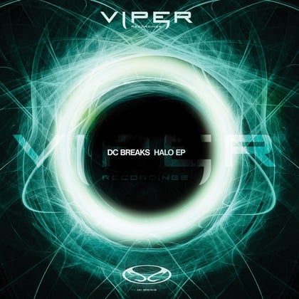 Halo EP album by DC Breaks - Drum and Bass Cover Art