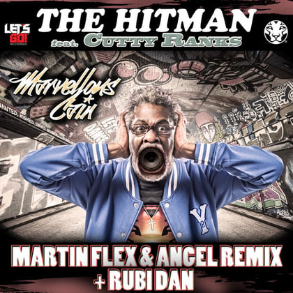 The HitMan album by Marvellous Cain - Drum and Bass Cover Art