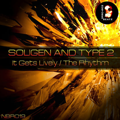 It Gets Lively / The Rhythm album by Soligen - Drum and Bass Cover Art