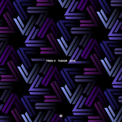 Dive album by Fred V - Drum and Bass Cover Art