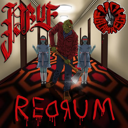 The REDRUM album by Pruf - Drum and Bass Cover Art