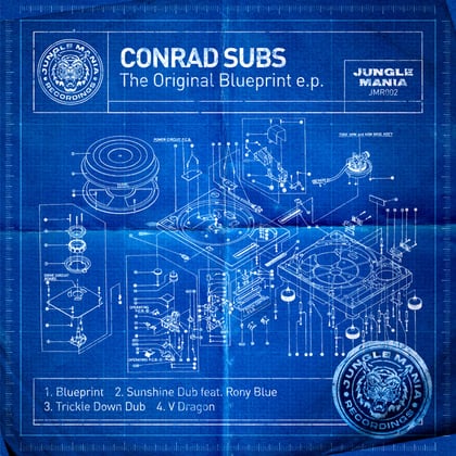 The Original Blueprint EP album by Conrad Subs - Drum and Bass Cover Art