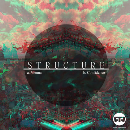 Vienna/Confidence album by Structure - Drum and Bass Cover Art