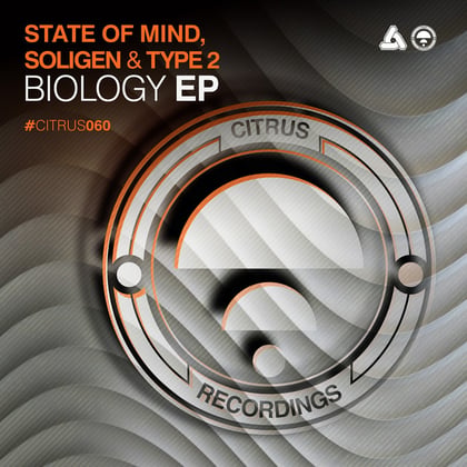 Biology EP album by State of Mind, Soligen & Type2 - Drum and Bass Cover Art