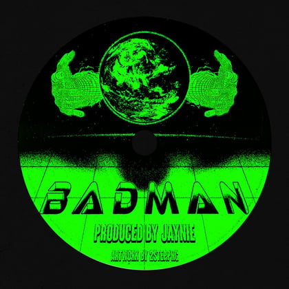 Badman album by Jaynie - Drum and Bass Cover Art