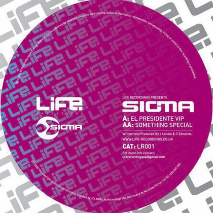 El Presidente VIP album by Sigma - Drum and Bass Cover Art