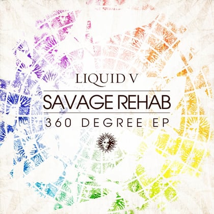 360 Degree album by Savage Rehab - Drum and Bass Cover Art