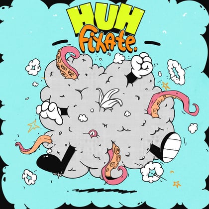 Huh album by Fixate - Drum and Bass Cover Art