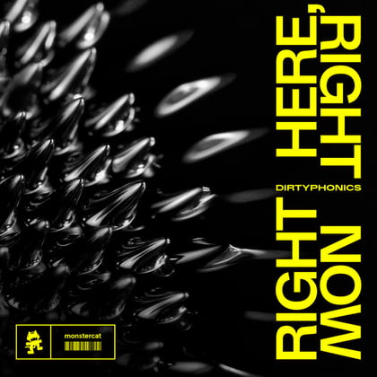 Right Here, Right Now album by Dirtyphonics - Drum and Bass Cover Art