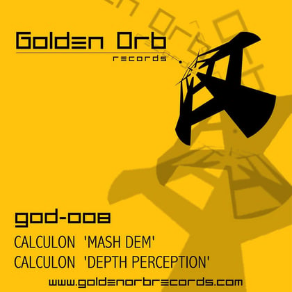 Mash Dem / Depth Perception album by Calculon & OB1 - Drum and Bass Cover Art
