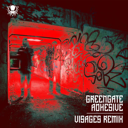 Greengate Adhesive (Visages Remix) album by Visages - Drum and Bass Cover Art