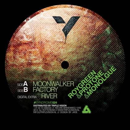 Moonwalker / Factory album by RoyGreen & Protone - Drum and Bass Cover Art