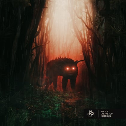 Alive LP album by Exile - Drum and Bass Cover Art