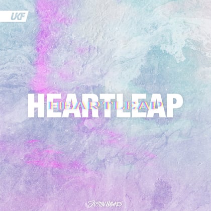 Heartleap album by Justin Hawkes - Drum and Bass Cover Art