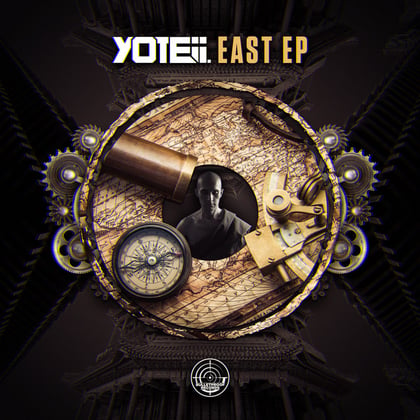 East album by Yoteii - Drum and Bass Cover Art