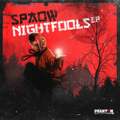 Nightfools album by Spaow - Drum and Bass Cover Art