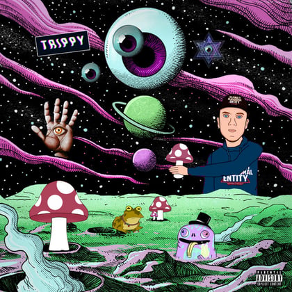 Trippy album by Mr Traumatik - Drum and Bass Cover Art