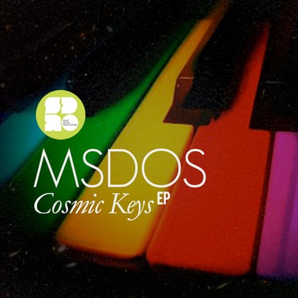 Cosmic Keys EP album by MSDOS - Drum and Bass Cover Art