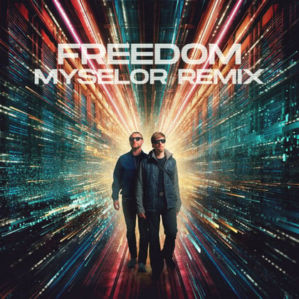 Freedom album by Neonlight & Myselor - Drum and Bass Cover Art