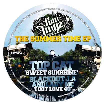 The Summer Time EP album by Run Tingz Cru - Drum and Bass Cover Art