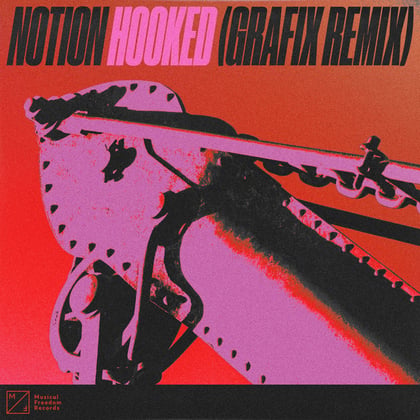 Hooked (Grafix Remix) album by Grafix - Drum and Bass Cover Art