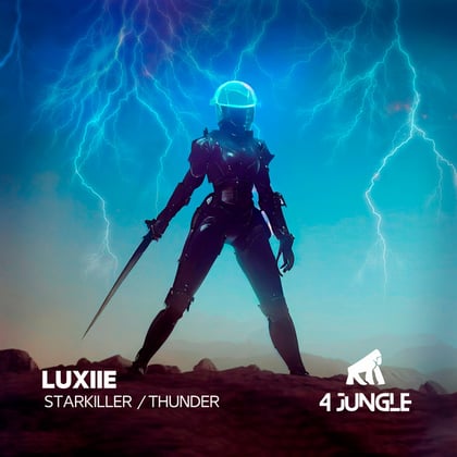 Starkiller / Thunder album by Luxiie - Drum and Bass Cover Art