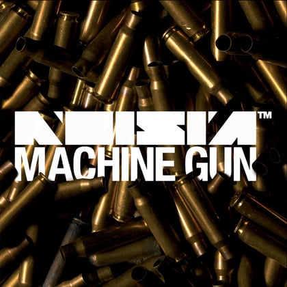 Machine Gun album by The Upbeats & Noisia - Drum and Bass Cover Art