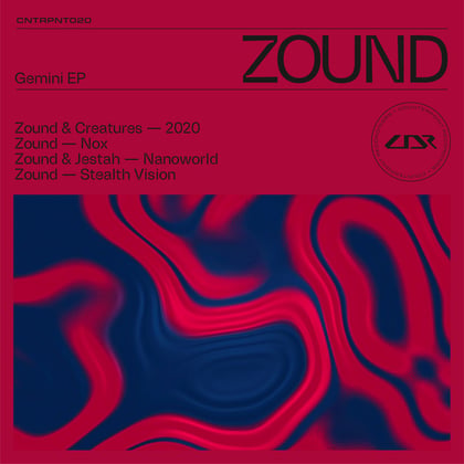 Gemini album by Jestah, Zound & Creatures - Drum and Bass Cover Art