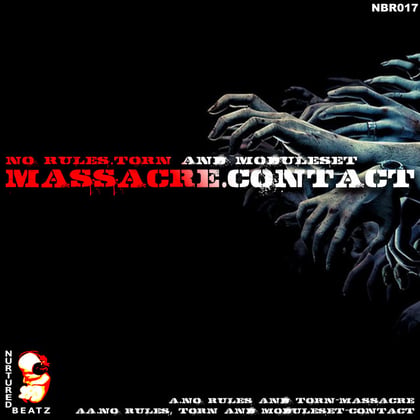 Massacre / Contact album by Torn - Drum and Bass Cover Art