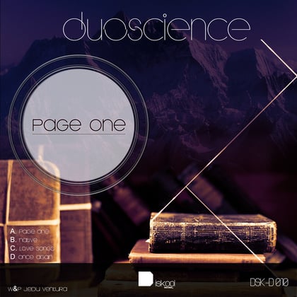 Page One EP album by Duoscience - Drum and Bass Cover Art