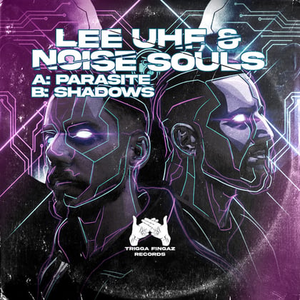Parasite / Shadows album by Lee UHF & Noise Souls - Drum and Bass Cover Art