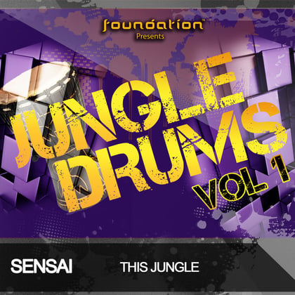 This Jungle album by Sensai - Drum and Bass Cover Art