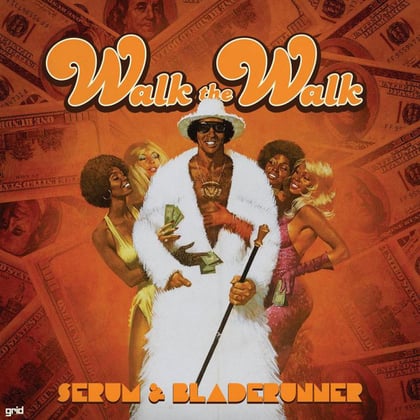 Walk The Walk album by Serum - Drum and Bass Cover Art