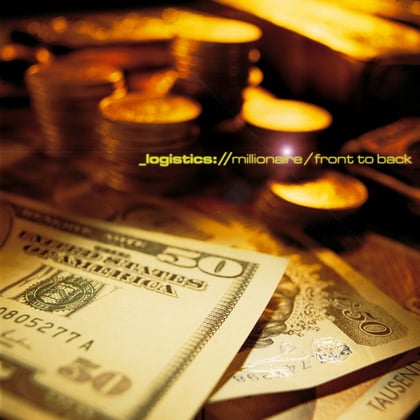 Millionaire / Front to Back album by Logistics - Drum and Bass Cover Art