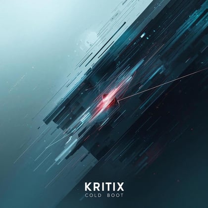 Cold boot album by Kritix - Drum and Bass Cover Art