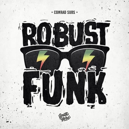 Robust Funk album by Conrad Subs - Drum and Bass Cover Art