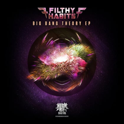 Big Bang Theory album by Jayline & Filthy Habits - Drum and Bass Cover Art