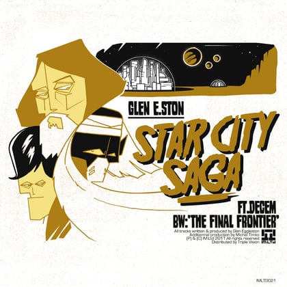 Star City Saga album by Glen E Ston - Drum and Bass Cover Art