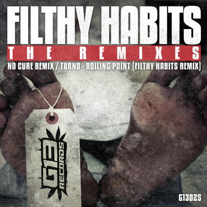 No Cure Remix / Boiling Point (Filthy Habits Remix) album by A.M.C, Chili Banks, Filthy Habits & Turno - Drum and Bass Cover Art