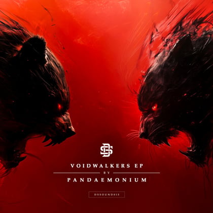 Voidwalkers EP album by RAIDO - Drum and Bass Cover Art