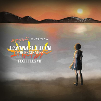 Tech Flex VIP album by gyrofield - Drum and Bass Cover Art