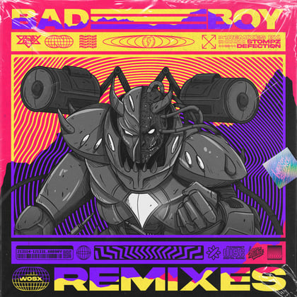 Bad Boy (Remixes) album by Crissy Criss, Stompz & Defectiøn - Drum and Bass Cover Art