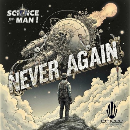 NEVER AGAIN EP album by Science of Man - Drum and Bass Cover Art