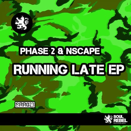 Running Late EP album by Phase 2 - Drum and Bass Cover Art