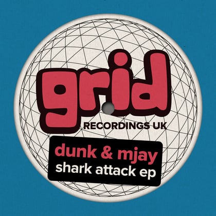 Shark Attack EP album by Dunk & MJay - Drum and Bass Cover Art