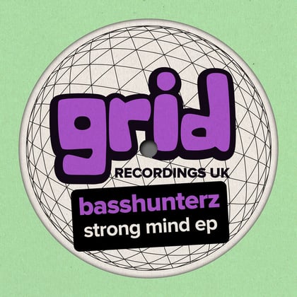 Strong Mind EP album by BASSHUNTERZ - Drum and Bass Cover Art