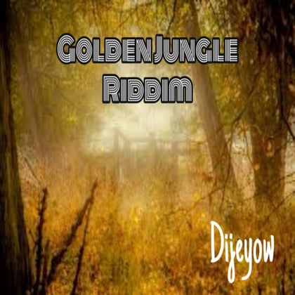 Golden Jungle Riddim album by Dijeyow - Drum and Bass Cover Art