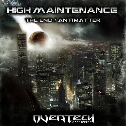 The End album by High Maintenance & Agressor Bunx - Drum and Bass Cover Art