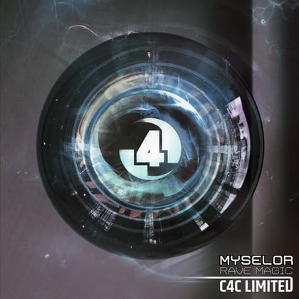 Rave Magic album by Myselor - Drum and Bass Cover Art