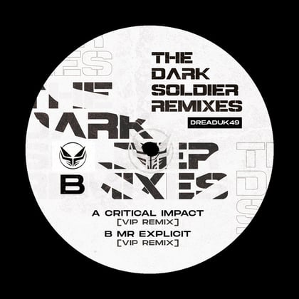 The Dark Soldier Remixes album by Ray Keith - Drum and Bass Cover Art